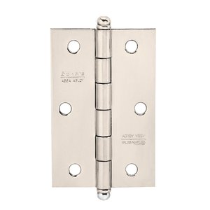 Kit 3 Dobradiças Silvana 880 até 20kg - 3" Niquelado