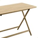 Ver imagem 2 de Mesa Dobrável Retangular Tramontina Bossa 120x75 Cm em Madeira Tauari Natural 13694080