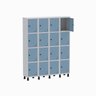 Armário Locker Guarda Volume Aço Light 16 portas 138x179,5cm - 3