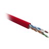 Caixa com 305 Metros Cabo de Rede Cat6 Sohoplus Vermelho Utp - 1