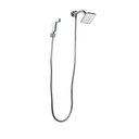 Ver imagem 2 de Ducha Chuveiro Flatt Quadrado Abs 10x10 Cm C/ Chuveirinho de Mão