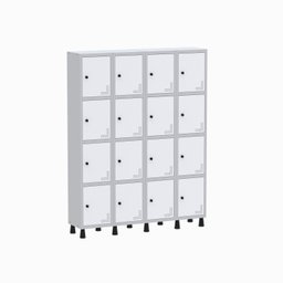 Armário Locker Guarda Volume Aço Light 16 portas 138x179,5cm - 2