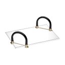 Ver imagem 1 de Bandeja de Acrílico Hara Kira com 2 Alças 31x21x11 Cm:alça Cor Preta