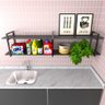 Prateleira Industrial Lavanderia Preto Area de Serviço Nicho Multi Uso Simples Estante Mdf - 2