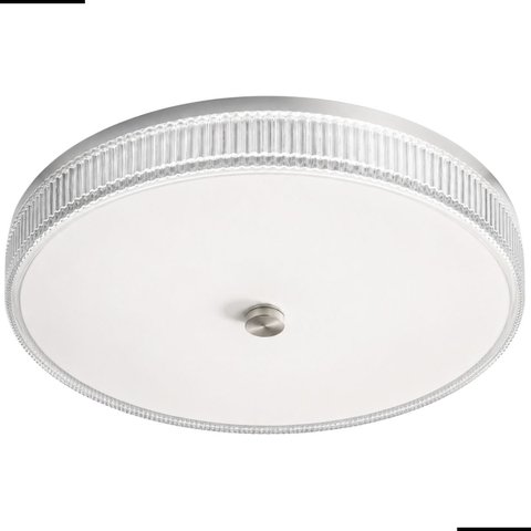 Plafon Safira 50cm Led 40w Multitemperatura 3000k 4000k 6500k Bivolt 3000lm Luminária Moderna