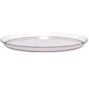 Ver imagem 2 de Kit 24 Bandejas Redondas 34cm Poliestireno Doce Salgado Buffet Incolor Crippa Glassy
