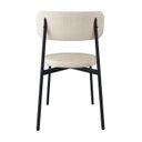 Ver imagem 2 de Cadeira Kyta Fixa com 4 Pés 50 x 44,7 x 83,8 cm com 1 Unidade Branco/Palha/Café/Preto