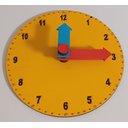 Ver imagem 2 de Relógio Educativo Educativos Pedagógicos Brinquedos em Madeira Jogos Divertidos Socialização Divers