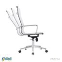 Ver imagem 5 de Kit 2 Cadeiras Office Giratória Manhattan Presidente Pu Várias Cores Braços Fixos - Fratini
