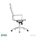 Ver imagem 4 de Kit 2 Cadeiras Office Giratória Manhattan Presidente Pu Várias Cores Braços Fixos - Fratini