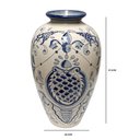 Ver imagem 3 de Vaso Ceramica Pintado a Mao Arabesco Abacaxi Luiz Salvador