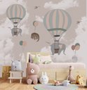 Ver imagem 4 de Papel de parede balãozinho menina infantil para quarto de bebê M² PP67