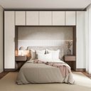 Ver imagem 1 de Guarda-Roupa Planejado 7 Peças com 7 Portas Orion CabeCasa MadeiraOriginals Marrom/Mocha/Linho