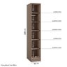 Guarda-roupa Modulado 7 Peças com 7 Portas Orion CabeCasa MadeiraOriginals - 12