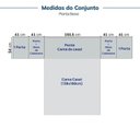 Ver imagem 6 de Guarda-Roupa Planejado 7 Peças com 7 Portas Orion CabeCasa MadeiraOriginals Marrom/Mocha/Linho