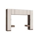 Ver imagem 3 de Guarda-Roupa Planejado 7 Peças com 7 Portas Orion CabeCasa MadeiraOriginals Marrom/Mocha/Linho