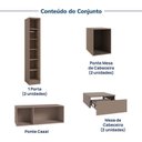 Ver imagem 7 de Guarda-roupa Modulado 7 Peças com 7 Portas Orion CabeCasa MadeiraOriginals