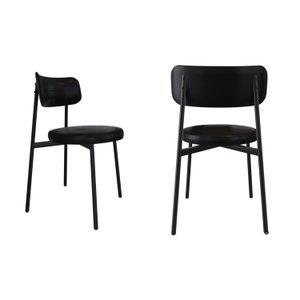 Cadeira Kyta Fixa com 4 Pés 50 X 44,7 X 83,8 Cm com 2 Unidades