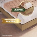 Ver mais imagens de Cama de Casal e Queen Suspensa com Ilunimação LED e Organizador na Cabeceira Cancun