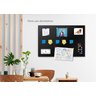 Painel para Fotos, Recados e Notas 50x80 - Preto - 3