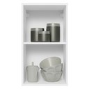 Ver imagem 5 de Armário de Cozinha Aéreo 100% MDF 35 cm 1 Porta Branco Brilho Acordes Madesa