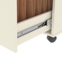 Ver imagem 2 de Conjunto Escritório Office 4 Peças Mesa Gaveteiro Armário Buffet Zeus - Via Nossa - Off White e