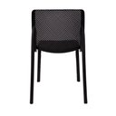 Ver imagem 3 de Conjunto Mesa e 6 Cadeiras Zurick Moderno Alumínio Polipropileno 45cm Café Nossa Kasa