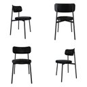 Ver imagem 1 de Cadeira Kyta Fixa com 4 Pés 50 X 44,7 X 83,8 Cm com 4 Unidades