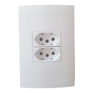 Espelho 4x2 Conjunto 2 Tomadas 10a ou 20a Margirius