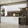 Cozinha Completa 100% MDF Madesa Acordes 330006 com Armário e Balcão Frentes Branco Brilho Cor:Branc - 1