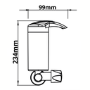 Ver imagem 4 de Purificador sem Torneira Modelo de Parede Fech. Rotativo Búzios 1/2'' e 3/4'' Cor Branco Durín