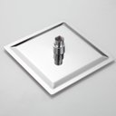 Ver imagem 5 de Ducha Chuveiro 20x20 Slim Cromado Luxo Metal Braço 40cm Solar Gás - Brinovar