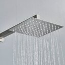 Ver imagem 3 de Ducha Chuveiro 20x20 Slim Cromado Luxo Metal Braço 40cm Solar Gás - Brinovar