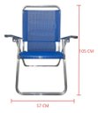 Ver imagem 6 de Cadeira de Praia Noronha Oversize 140kg Sanete Ronchetti