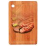 Tabua Corte Carne Madeira Bambu Churrasco Cozinha Mor 25x35 - 2