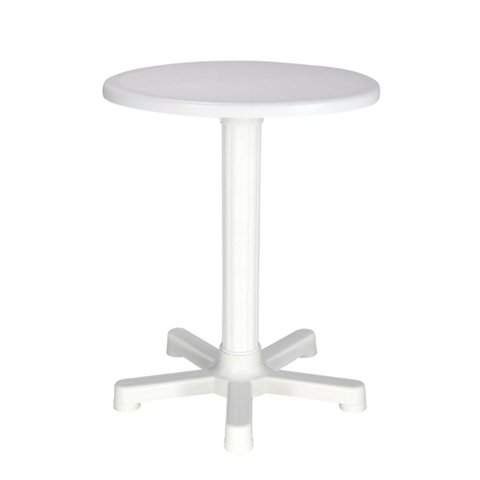 Mesa Tramontina Capri Branco 59 cm em Polipropileno