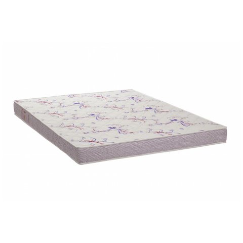 Colchão Viúva Ortobom Physical Resistente Branco com Detalhe Lilás 17x128x188