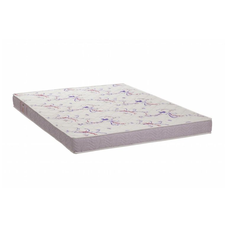 Colchão Viúva Ortobom Physical Resistente Branco com Detalhe Lilás 17x128x188 Colchão Viúva Ortobom Physical Resistente Branco com Detalhe Lilás 17x128x188