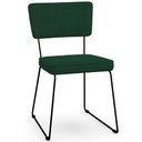 Ver imagem 3 de Kit 02 Cadeiras Decorativas Para Sala De Jantar Allana L02 Suede Verde Musgo - Lyam Decor