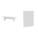Ver imagem 2 de Kit com Mesa para Reunião 6 Lugares e Painel para TV até 37 Polegadas Branco