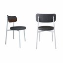 Ver imagem 1 de Cadeira Kyta Fixa com 4 Pés 50 X 44,7 X 83,8 Cm com 2 Unidades