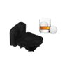 Forma de Gelo Redonda Silicone Preto Tampa Esferas Whisky - 4