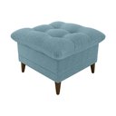 Ver imagem 5 de Poltrona de Amamentação com Puff Montreal Boucle Azul Matrix Boucle Azul