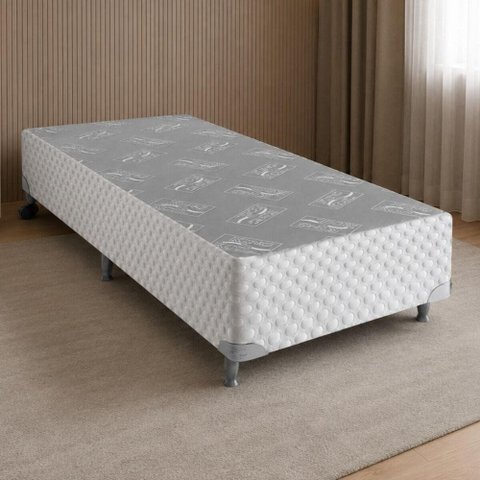 Base Box de Solteiro (88x188x41) King Koil CR461A Branco