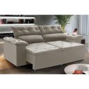 Ver imagem 2 de Sofá Compact 150Cm Retrátil e Reclinável com molas Espirais 5 Posições Castor