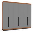 Ver imagem 4 de Guarda Roupa Casal 6 Portas 240cm Madrid Politorno Móveis