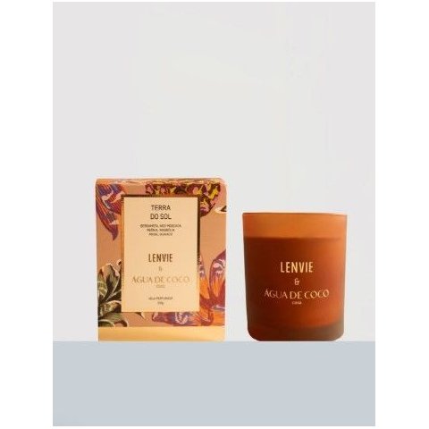 Vela Perfumada Terra do Sol Lenvie+agua de Coco