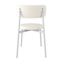 Ver imagem 2 de Cadeira Kyta Fixa com 4 Pés 50 x 44,7 x 83,8 cm com 4 Unidades Branco/Palha
