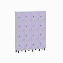 Ver imagem 2 de Armário Locker Guarda Volume Aço Light 16 Portas 138x179,5cm