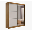 Ver imagem 1 de Guarda Roupa Atenas 2 Pts 100% MDF com Espelho D Doro
